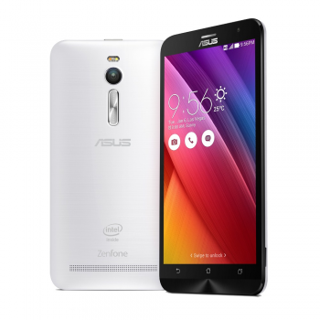 Telefon Mobil Asus Zenfone 2 White 4G 5" 720 x 1280 Intel Atom Dual Core 1.6GHz memorie interna 16GB Camera Foto 8MPx Android v5.0 QM_108536
