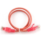 Patch cord UTP Gembird cat. 5E 0.5m rosu PP12-0.5M/R