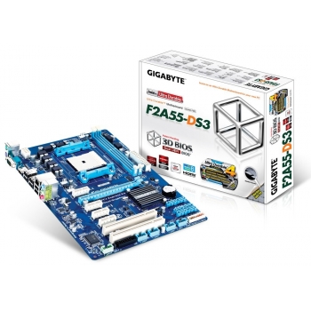 Placa de baza Gigabyte GA-F2A55-DS3 Socket FM2 AMD A55 2x DDR3 HDMI ATX