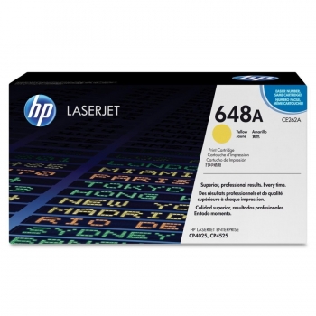 Cartus Toner HP Nr. 648A Yellow 11000 Pagini for Color LaserJet CP4025DN, CP4025N, CP4525DN, CP4525N, CP4525XH CE262A