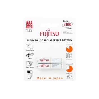Fujitsu WHITE R03/AAA 750 mAh - 2 buc. blister HR-4UTCEX-2B