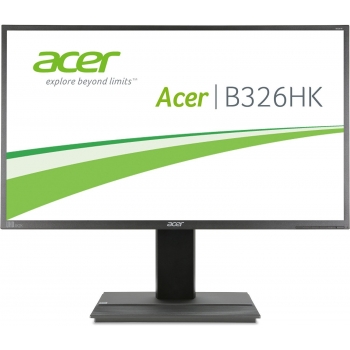 Monitor LED IPS Acer 32" B326HKAymjdpphz Ultra HD 4K 3840x2160 DVI HDMI DisplayPort 6ms UM.JB6EE.A02