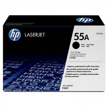 Cartus Toner HP Nr. 55A Black 6000 Pagini for LaserJet P3010, P3011, P3015, P3015D, P3015DN, P3015X CE255A