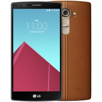 Telefon Mobil LG G4 H815 Brown Leather 5.5" 1440 x 2560 Cortex Hexa Core A53 + Cortex A57 1800 + 1440 MHz memorie interna 16GB Camera Foto 16 MPx Android v5.1 G4 BROWN