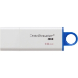 Memorie USB Kingston DataTraveler G4 16GB USB 3.0 white-blue DTIG4/16GB