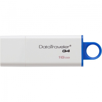 Memorie USB Kingston DataTraveler G4 16GB USB 3.0 white-blue DTIG4/16GB