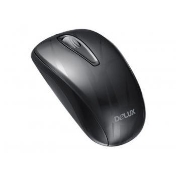 Mouse Optic Delux M107GX Wireless 10m, 1000DPI, USB nano reciver, red light, negru