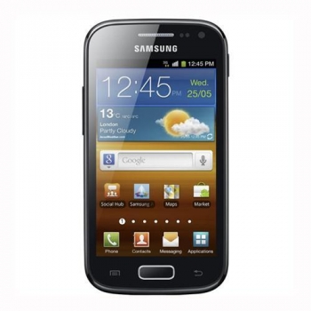 Telefon Mobil Samsung Galaxy Ace 2 i8160 Onyx Black 3.8" 480 x 800 Dual-core 800 MHz memorie interna 4GB Android v2.3 SAMI8160OB