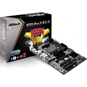 Placa de baza ASRock 970 Pro3 R2.0 Socket AM3+ AMD 970+SB950 4x DDR3 ATX