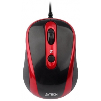 Mouse A4Tech N-250X V-Track 4 Butoane USB Red N-250X-2