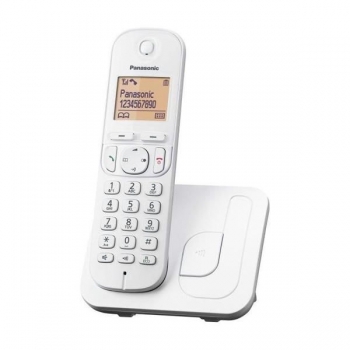TGC210FXW, telefon DECT, 1,6" LCD display cu iluminare, speaker, CLIP, agenda 50 numere, speed dial, keypad lock, montare pe perete, culoare alb