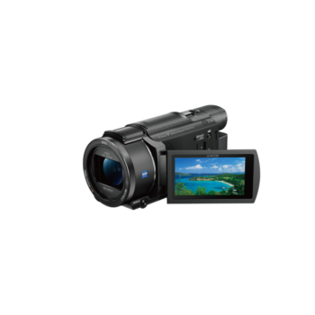 Camera Video Sony Action FDR-AX53 4K, Senzor CMOS Exmor RÂ® cu iluminare din spate de tip 1/2,5 (7,20 mm), ZEISS Vario-SonnarÂ® T*,zoom optic 20x, rezolutie video: XAVC S 4K: 3840x2160/30p(NTSC)/25p(PAL), 24p, XAVC S HD: 1920x1080/60p(NTSC)/50p(PAL), 30p(
