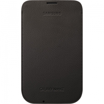 Husa Samsung pentru N7100 Galaxy Note II din piele Maro inchis EFC-1J9LDEGSTD