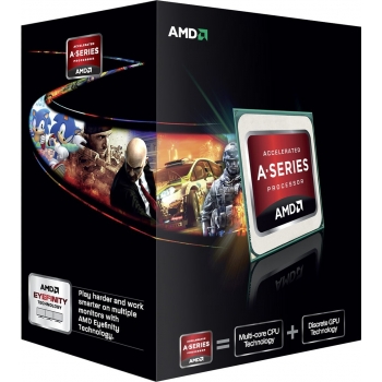 Procesor AMD APU Vision A6 5400K Black Edition Dual Core 3.6GHz Cache L2: 1MB Socket FM2 Unlocked AD540KOKHJBOX