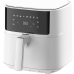 Friteuza cu aer cald Heinner, 1700w, capacitate cos 5.7l, display digital, termostat reglabil 80-200 grade, Alb HAF-B6WH17SQ  