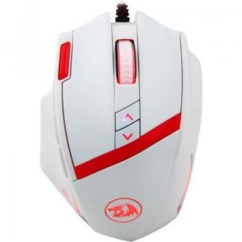 Mouse Redragon Mammoth laser Avago A9800 10butoane 16400 DPI USB White M801-WH