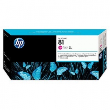 Cap Printare & Cleaner HP Nr. 81 Dye Magenta for Designjet 5000/UV, 5500 42', 5500 60', 5500 PS 42', 5500 PS 60', 5500 PS UV 42', 5500 PS UV 60', 5500 UV 42', 5500 UV 60', 5500MFP A0 C4952A