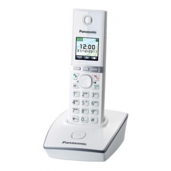 Telefon DECT Panasonic KX-TG8051FXW cu display alb