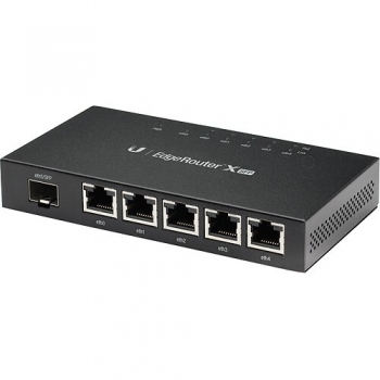 Ubiquiti EdgeRouter ER-X-SFP 5 Gigabit RJ45 ports with passive PoE support,1xSFP