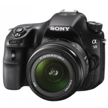 Camera Foto D-SLR Sony SLT-A58K 20.1MP Obiectiv Kit 18-55mm SLTA58K.CEC