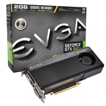 Placa Video EVGA nVidia GeForce GTX 660 Ti SuperClocked 2GB GDDR5 192bit PCI-E x16 3.0 HDMI 2x DVI DisplayPort 02G-P4-3662-KR