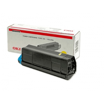 Cartus Toner Oki 42127405 Yellow 5000 Pagini for Oki C5100, C5200, C5300, C5400