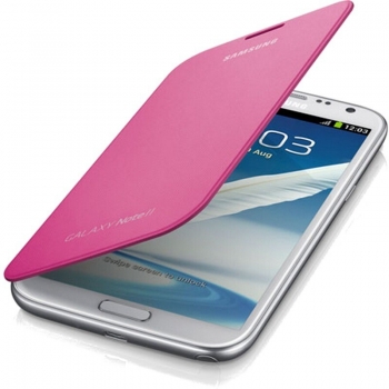 Husa Samsung Flip Cover pentru N7100 Galaxy Note II Pink EFC-1J9FPEGSTD