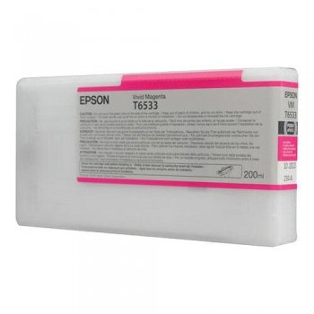 Cartus Cerneala Epson T6533 Vivid Magenta 200ml for Stylus Pro 4900 C13T653300