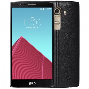 Telefon Mobil LG G4 H815 Black Leather 5.5" 1440 x 2560 Cortex Hexa Core A53 + Cortex A57 1800 + 1440 MHz memorie interna 16GB Camera Foto 16 MPx Android v5.1 G4 BLACK