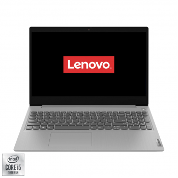 Laptop Lenovo IdeaPad 3 15IIL05 cu procesor Intel® Core™ i5-1035G1, 15.6" Full HD, 12GB, 512GB SSD, Intel® UHD Graphics, FreeDOS, Platinum Grey