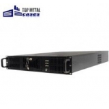 Carcasa rack, 19"/2U/630mm 1x5.25", 1x3,5" extern, 6x3.5" intern, 3 horizontal slot for riser card (riser card not included), lockable front, Neagra, 9,5 Kg, (MB acceptat: ATX, micro-ATX), fara sursa, 5 coolere de 8cm incluse, 1xUSB,