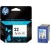 Cartus Cerneala HP Nr. 22 Color 138 Pagini for Deskjet 3920, 3940, D1360, D1460, D1560, F2290, PSC 1410, Deskjet D2360 C9352AE