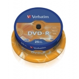 DVD-R Verbatim 4,7GB 16X 25 bucati 43522