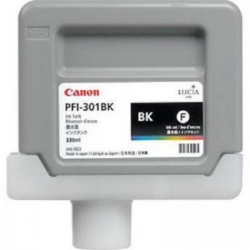 Pigment Ink Tank Canon PFI-301MBK Matte Black 330 ml for iPF8X00, iPF8000S, iPF9X00, iPF9000S CF1485B001AA