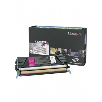 Cartus Toner Lexmark C5200MS Magenta 1500 pagini for C530DN