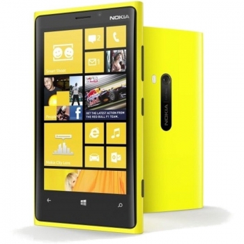 Telefon Mobil Nokia Lumia 920 PureView Yellow 3G 4G 4.5" 768 x 1280 IPS Gorilla Glass 2 Krait Dual Core 1.5GHz memorie interna 32GB Microsoft Windows Phone 8 NOK920YLW