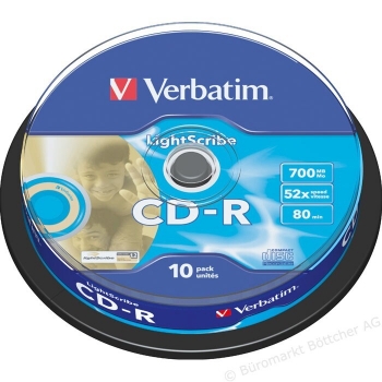 CD-R Verbatim 700MB 52X EXPROT 10 bucati 43437