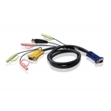 Cablu Aten 2L-5305U HD15M/USBM/SP/SP-SPHD15M; 5M
