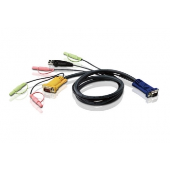 Cablu Aten 2L-5305U HD15M/USBM/SP/SP-SPHD15M; 5M