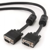 CABLU video GEMBIRD, VGA (T) la VGA (T), 5m, premium, dublu ecranat, negru CC-PPVGA-5M-B