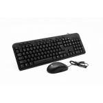 WIRED KIT SPACER USB QWERTY multimedia keyboard + optical mouse combo