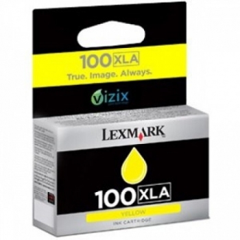 Cartus Cerneala Lexmark Nr.100XLA YELLOW capacitate 600 pag for PRO 905 / 805/705/205/S605/S505/S405/S30 14N1095
