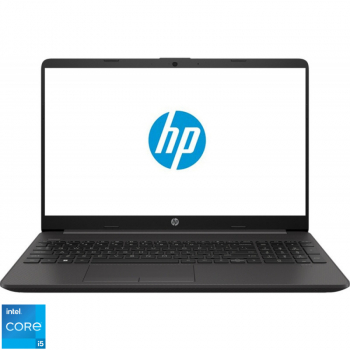 Laptop HP 15.6'' 250 G9, FHD, Procesor Intel Core i5-1235U (12M Cache, up to 4.40 GHz, with IPU), 8GB DDR4, 512GB SSD, Intel Iris Xe, Free DOS, Dark Ash Silver