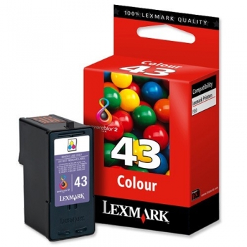 Cartus Cerneala Lexmark Nr.43XL Color for X4875, X4975, X6575, X7675, X9575, P350, X4800, X4900, X6500 Series, X6570 18YX143E
