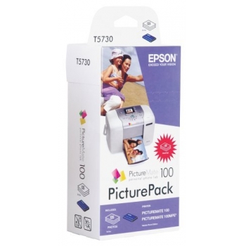 Picture Pack Epson T573 C/M/Y/K + 135 Coli for Picture Mate 100 C13T573040