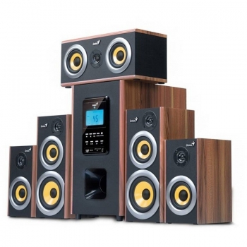 Boxe 5.1 Genius SW-HF5.1 5200 RMS 20Wx5 + 50Wx1 telecomanda lemn black&cherry 31731052100
