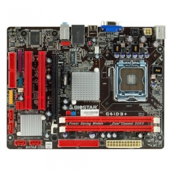 Placa de baza Biostar G41D3+ Socket 775 Chipset Intel G41 2x DIMM DDR3 1x PCI-E x16 2x PCI VGA MicroATX