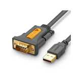 Cablu Ugreen CR104 USB tip A 2.0 Male la Serial 9 pin Male, 1.5 m, Negru 20211