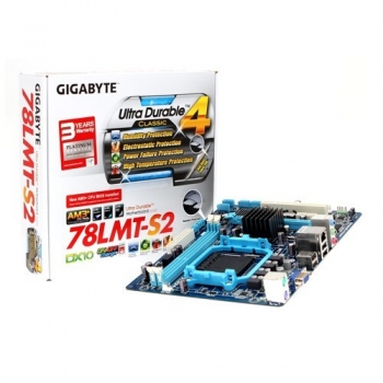 Placa de baza Gigabyte GA-78LMT-S2 Socket AM3+ AMD 760G+SB710 2x DDR3 VGA DVI mATX