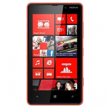 Telefon Mobil Nokia Lumia 820 Red 4G 4.3" 480 x 800 AMOLED Krait 1.5GHz Dual Core memorie interna 8GB Camera Foto 8MPx Windows 8 Phone NOK820RD